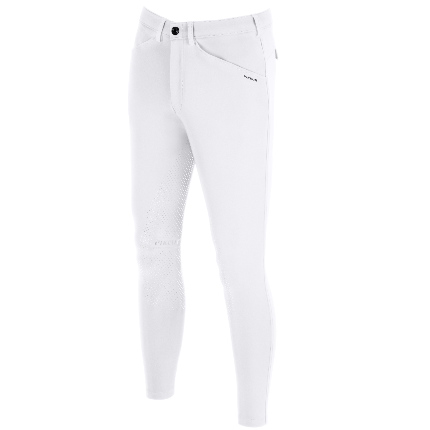 Pikeur New Rodrigo SD Vollgrip Reithose Herren - white, Größe 52