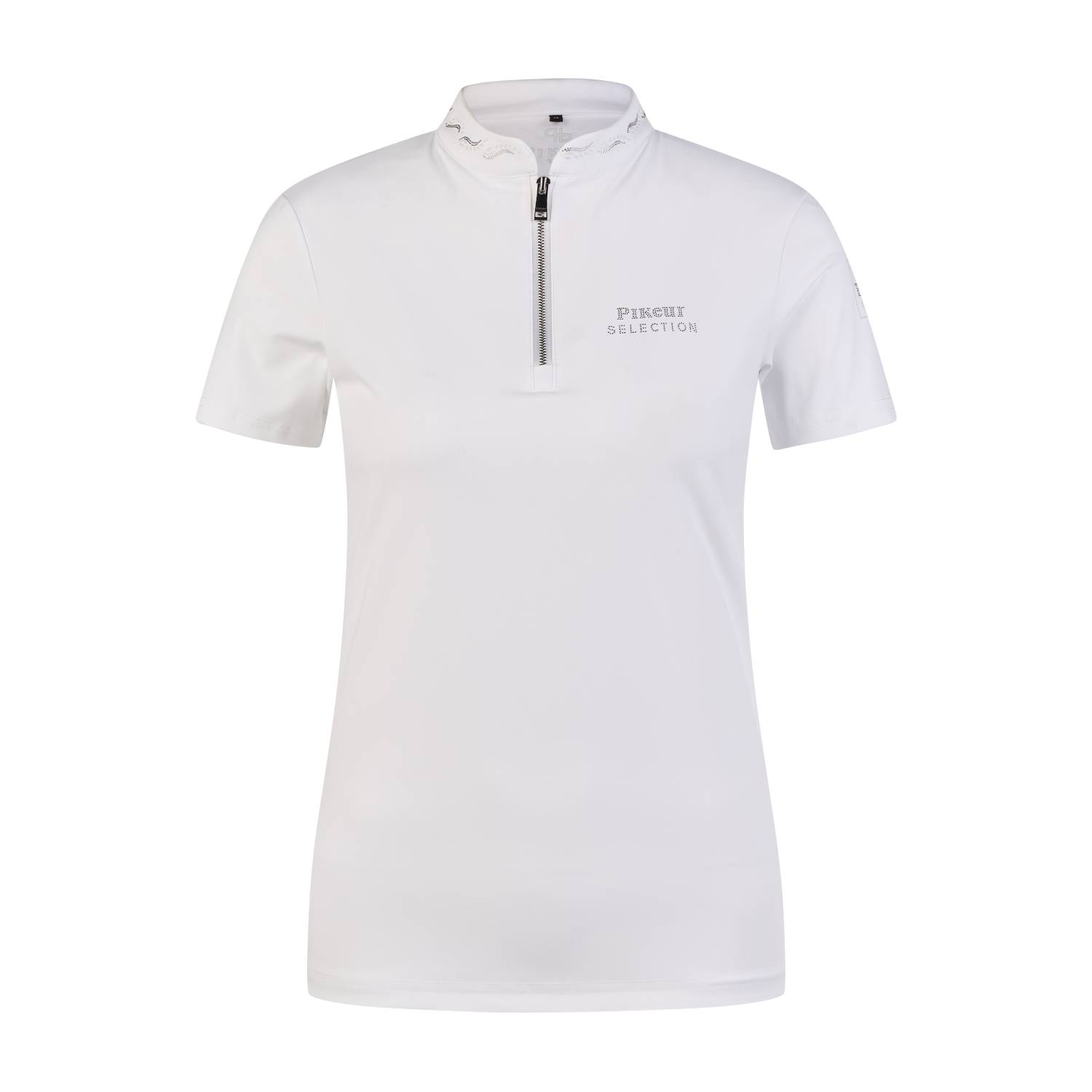 Pikeur FS25 Selection Zip-Funktionsshirt Damen - white, Größe 42