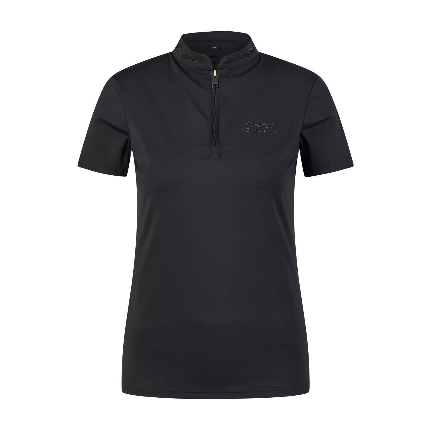 Pikeur FS25 Selection Zip-Funktionsshirt Damen - black, Größe 44