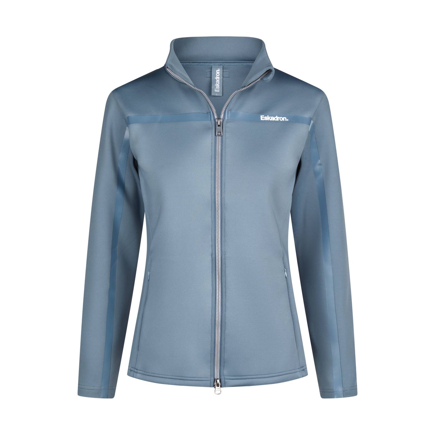 Eskadron Classic Sports 25 Zip-Shirt Damen - steel blue, Größe S