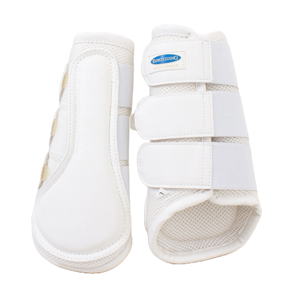 Euroriding Gamaschen Soft Air Mesh - weiß/weiß, Größe S