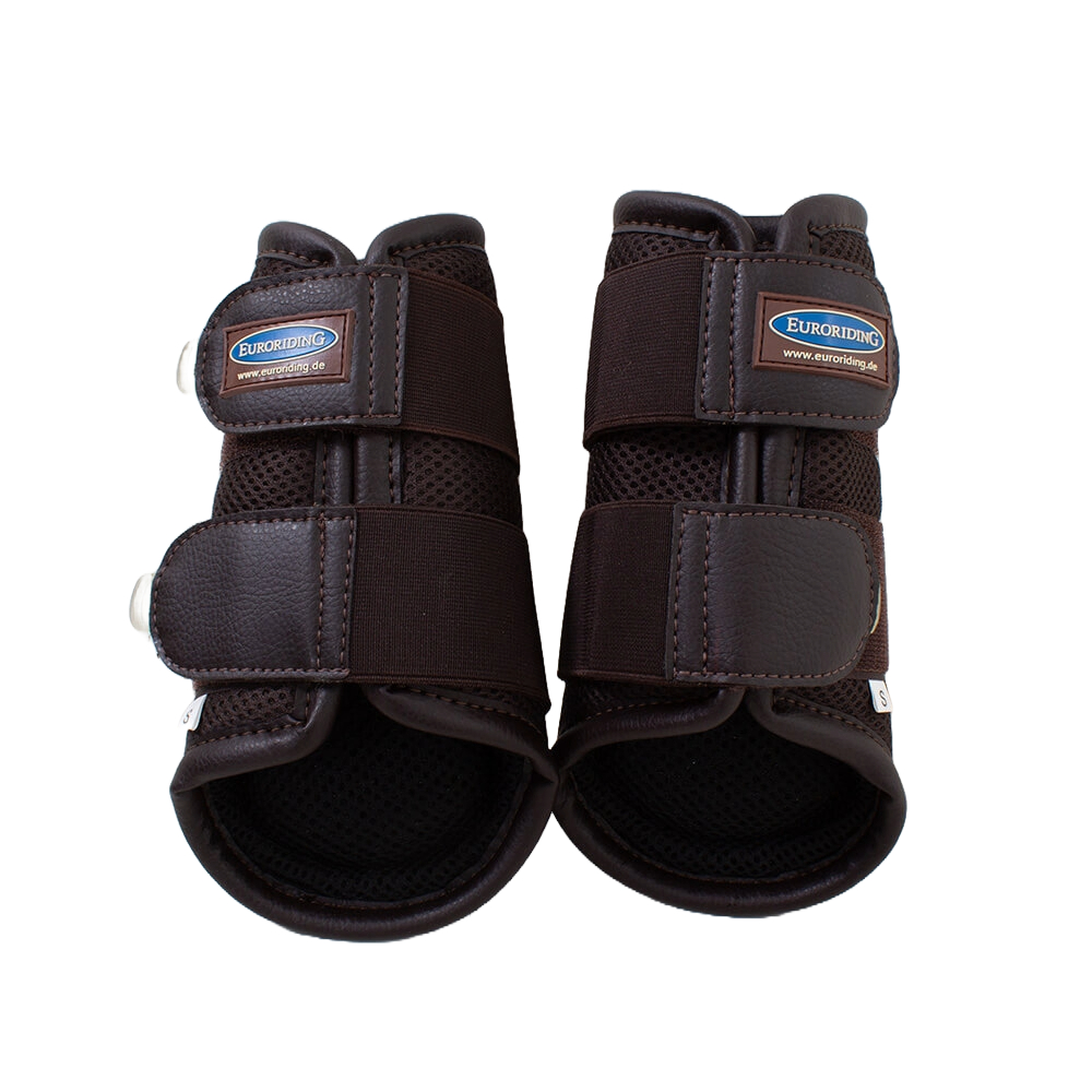 Euroriding Gamaschen Soft Air Mesh - braun/schwarz, Größe S