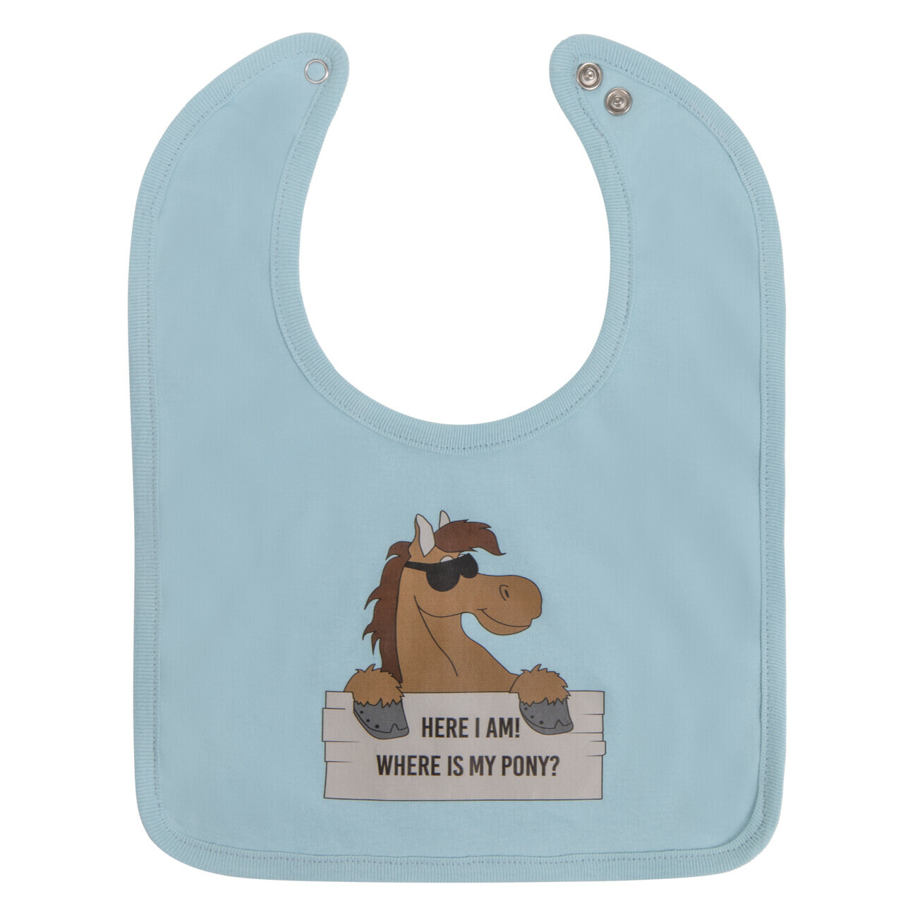 QHP Baby-Lätzchen Bobby - baby blau
