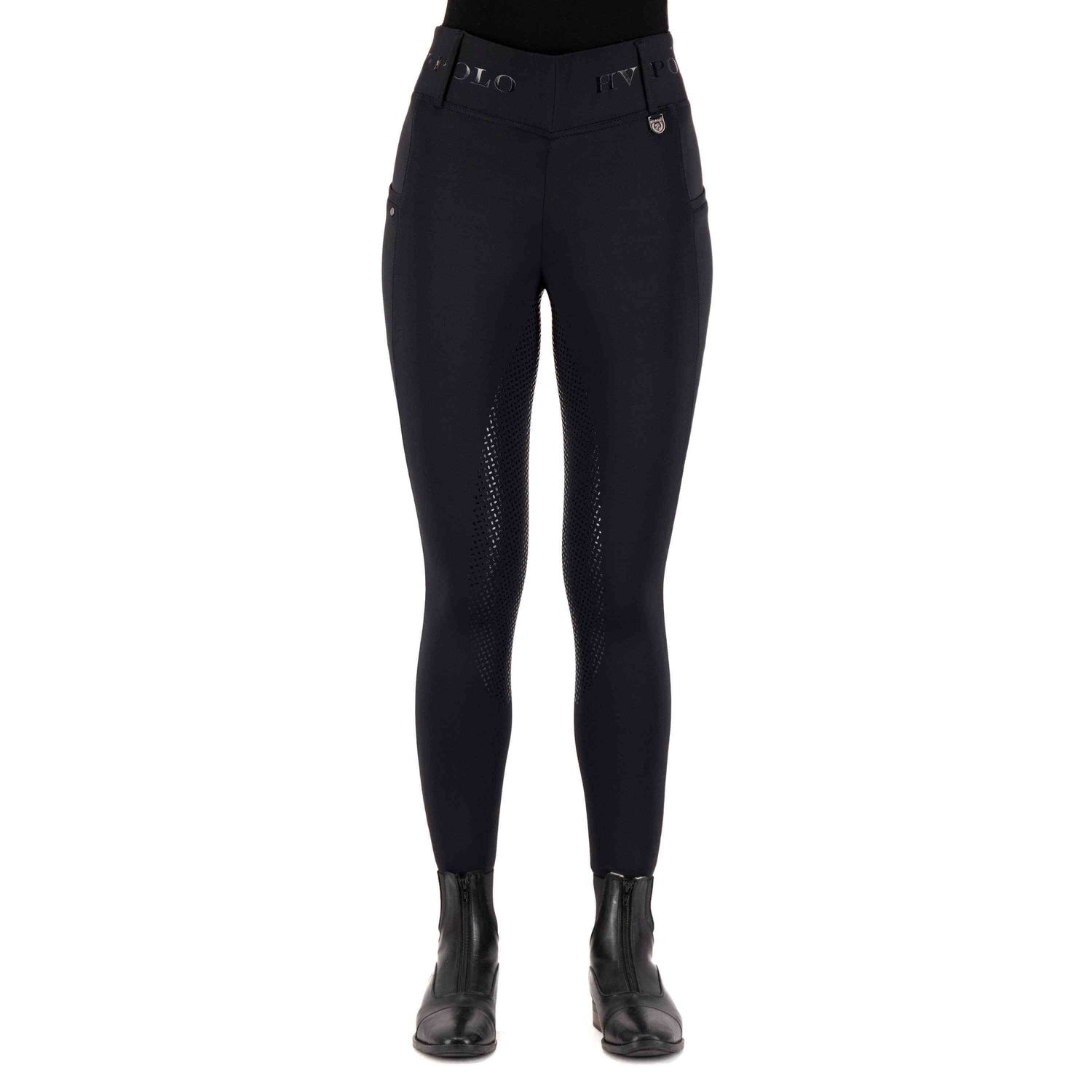 HV Polo HVPFavourite Summer Vollgrip Reitleggings Damen - black, Größe 42