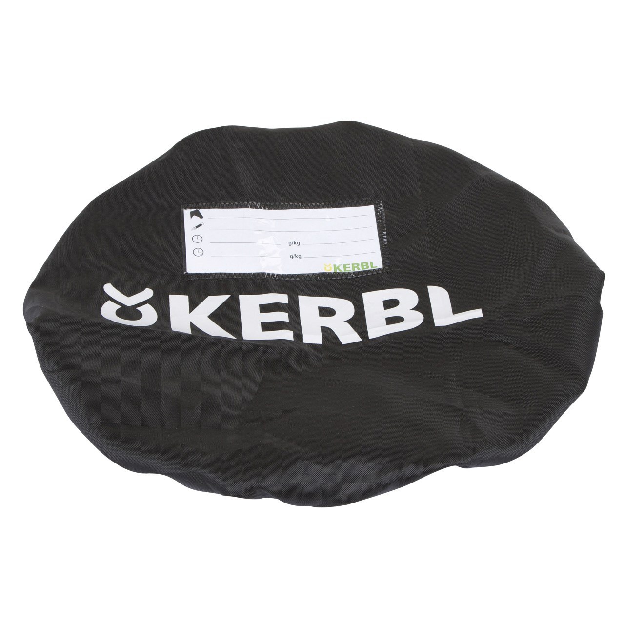 Kerbl Abdeckung für Eimer mit Beschriftungsfeld Doppelpack - Schwarz