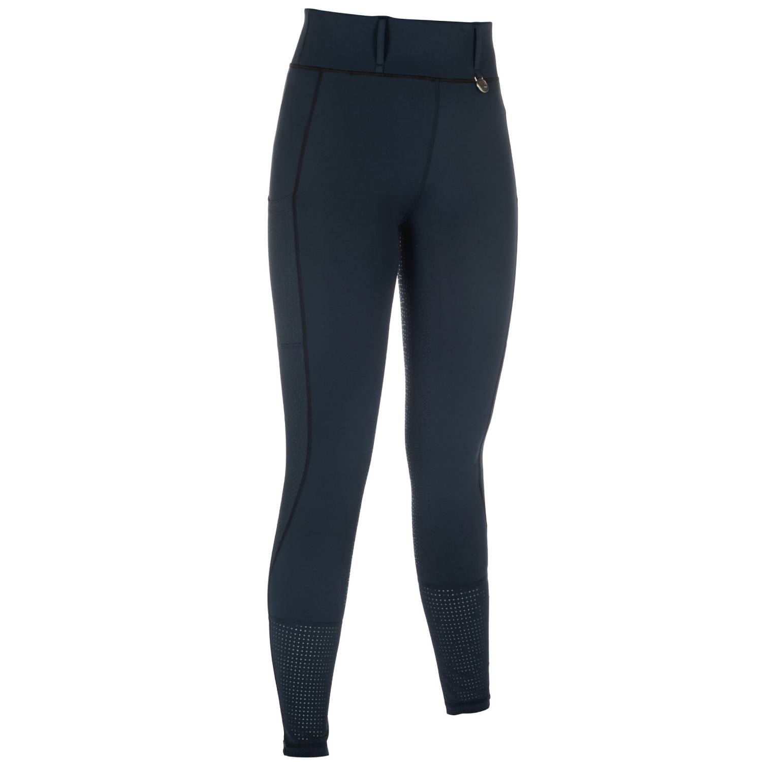 HKM Reitleggings Juna Silikon-Vollbesatz Damen - dunkelblau, Größe 44