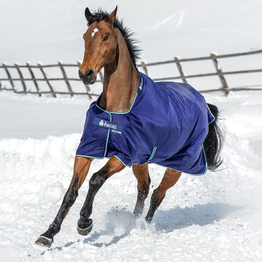 Bucas Smartex Turnout Extra Classic 300g Weidedecke - blue, Größe 140