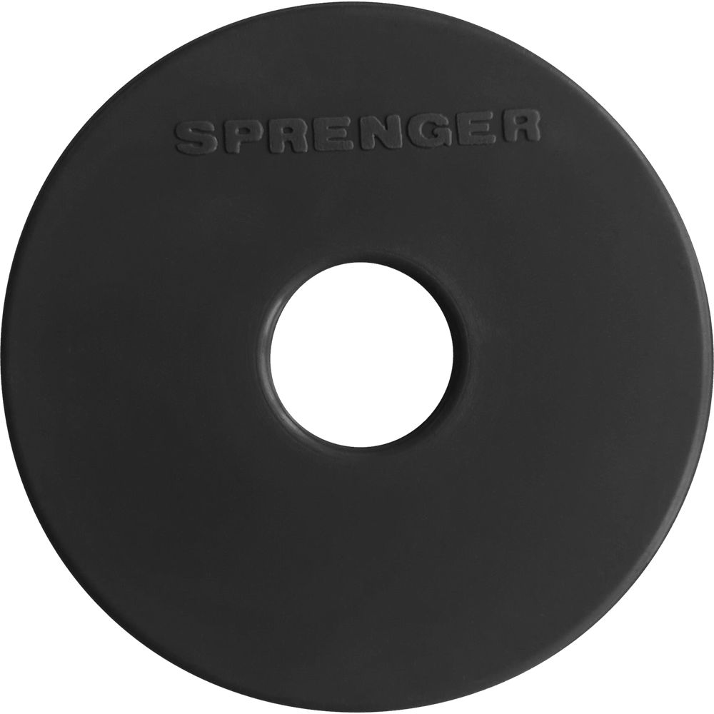 Sprenger Gebissscheiben Silikon, Paar - schwarz