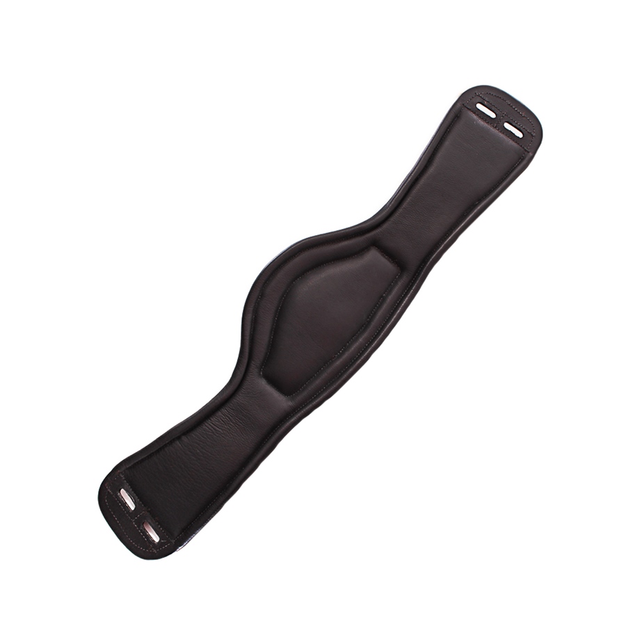 Kentaur Sattelkurzgurt Leder Padova Soft - schwarz, Größe 40