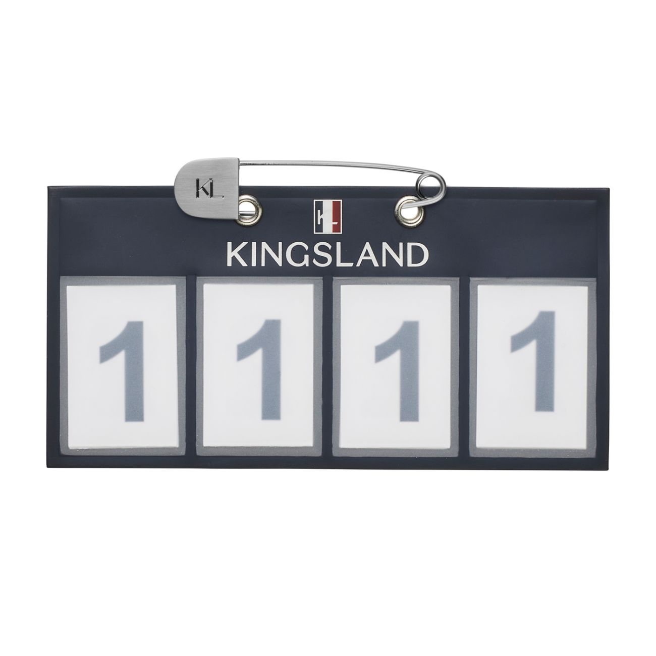 Kingsland Classic Startnummer 4-stellig 2-pack - white