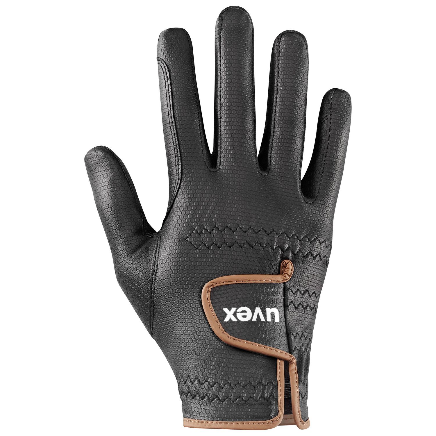 Uvex Topstyle Reithandschuhe - black-caramel, Größe 8
