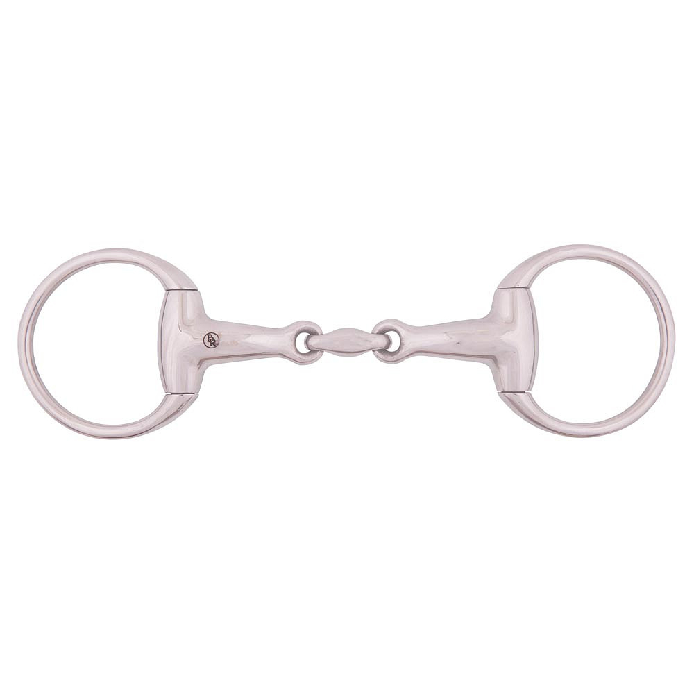 BR Olivenkopftrense 18mm doppelt gebr. massiv rostfrei - Größe 13.5 cm