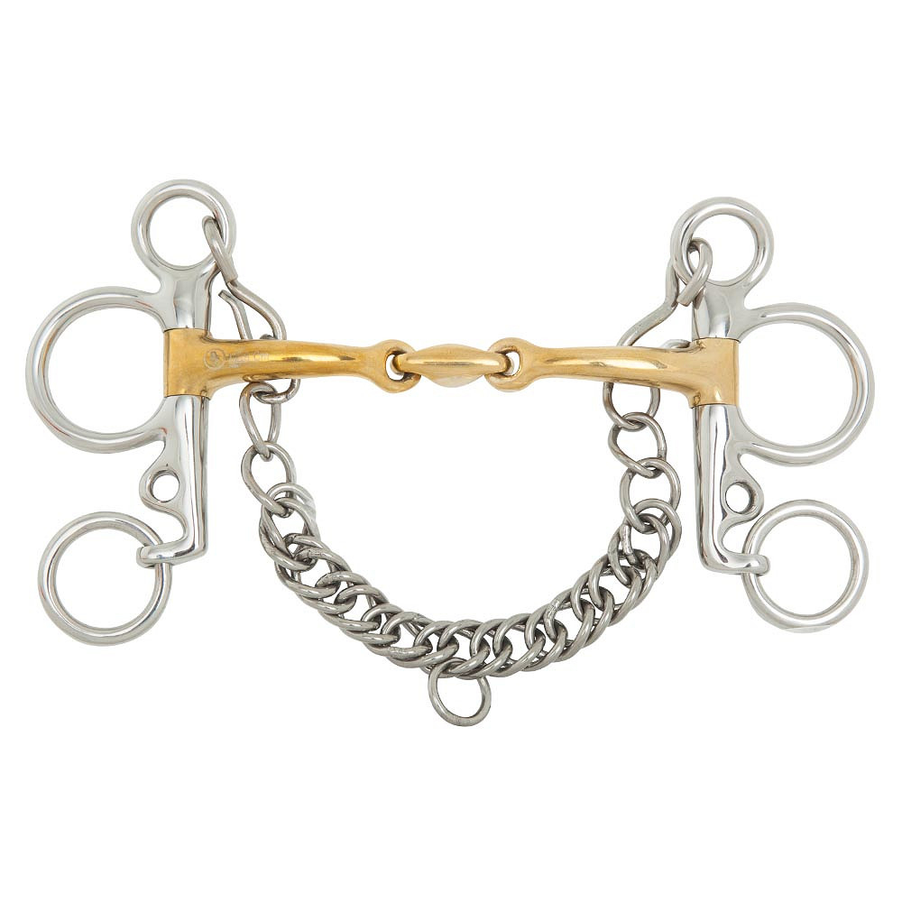 Br BabyPelhamGebiss 14mm Soft Contact Doppelt Gebrochen