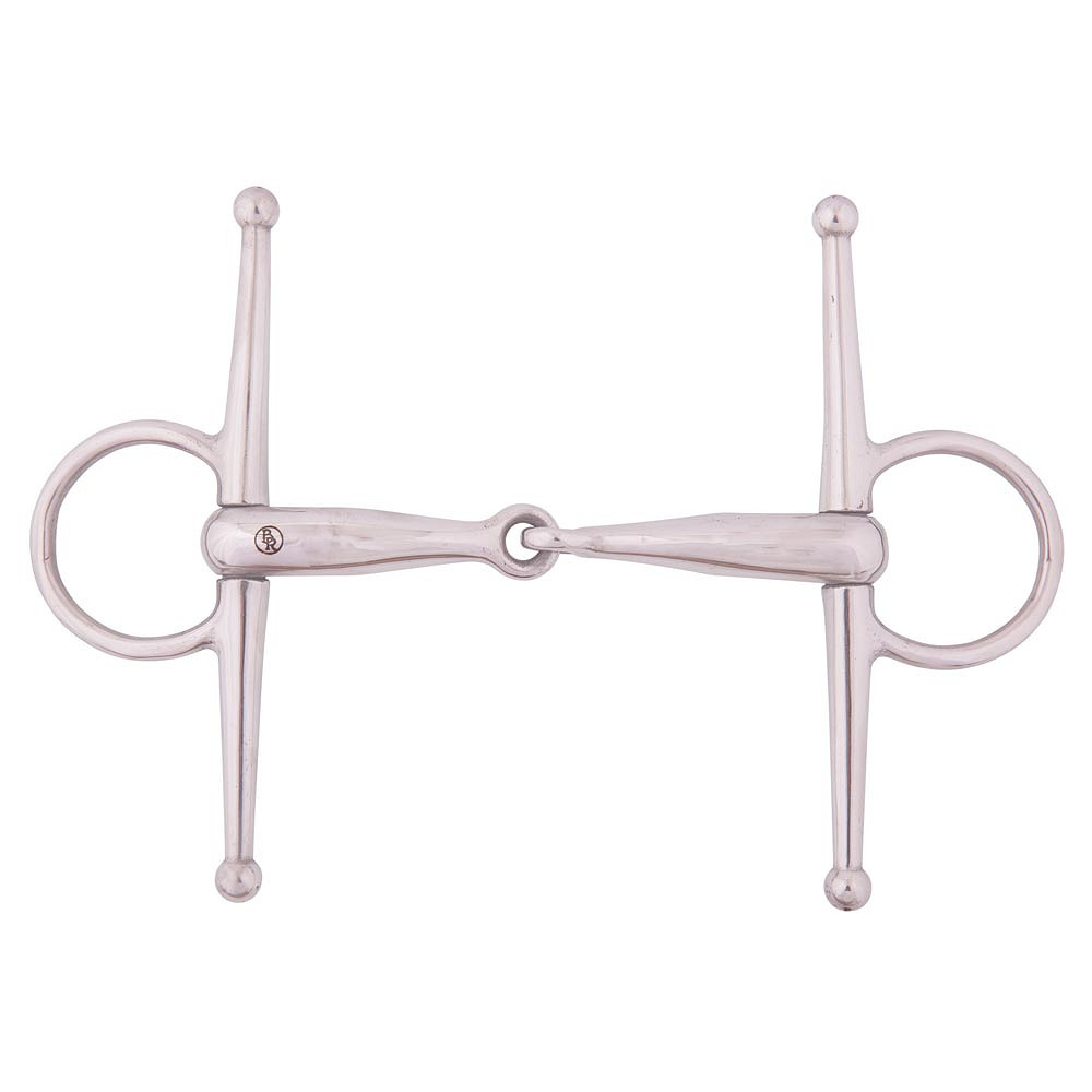 BR Knebeltrense 18mm einfach gebr. massiv rostfrei - Größe 12.5 cm