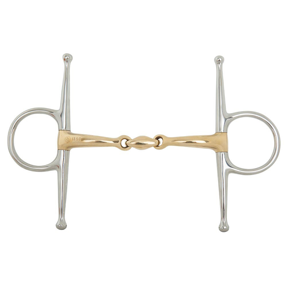 Br Knebeltrense Soft Contact Doppelt Gebr. 14mm Shanks 165mm