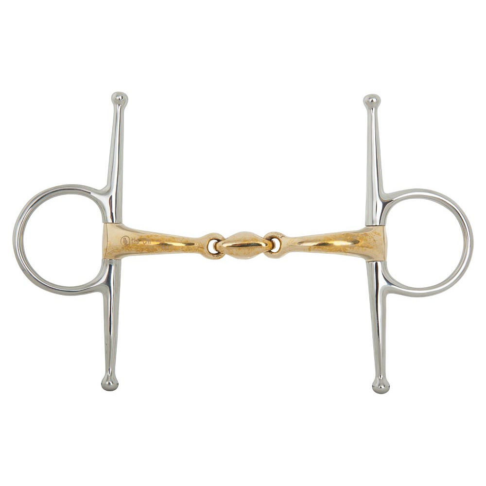 BR Knebeltrense Soft Contact doppelt gebr. 14mm Shanks 127mm - Größe 12.5 cm