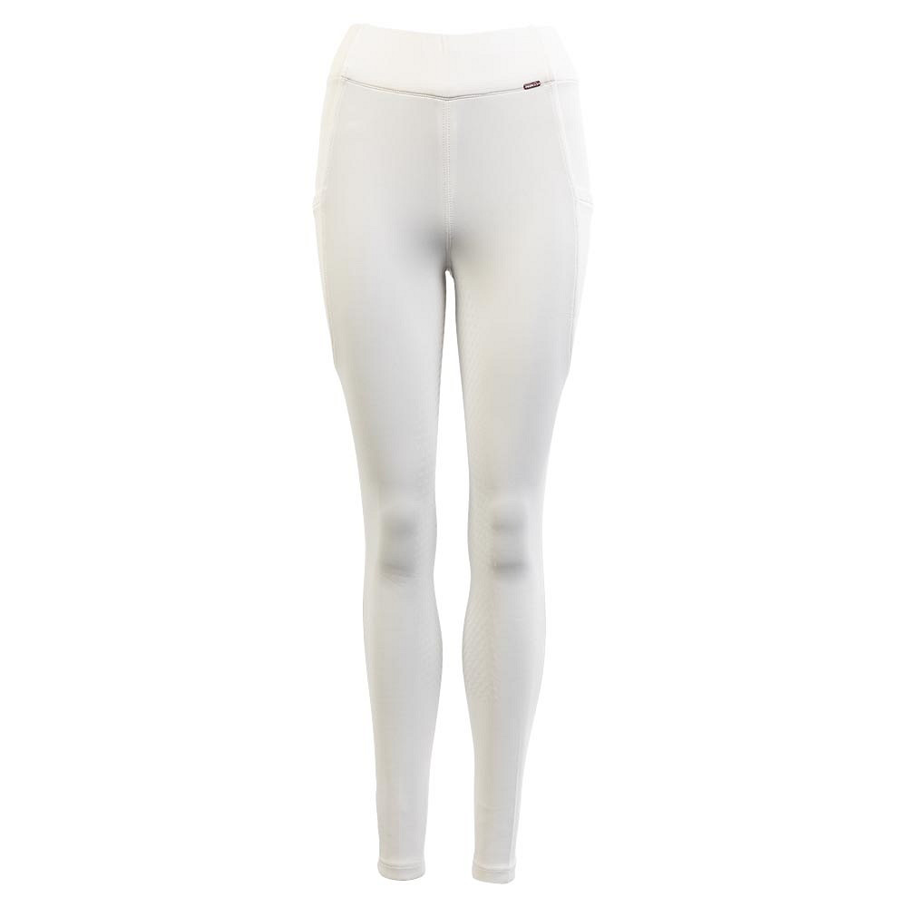 Premiere Reitleggings Bouvardia Vollgrip Silikonbesatz Damen - weiss, Größe 44