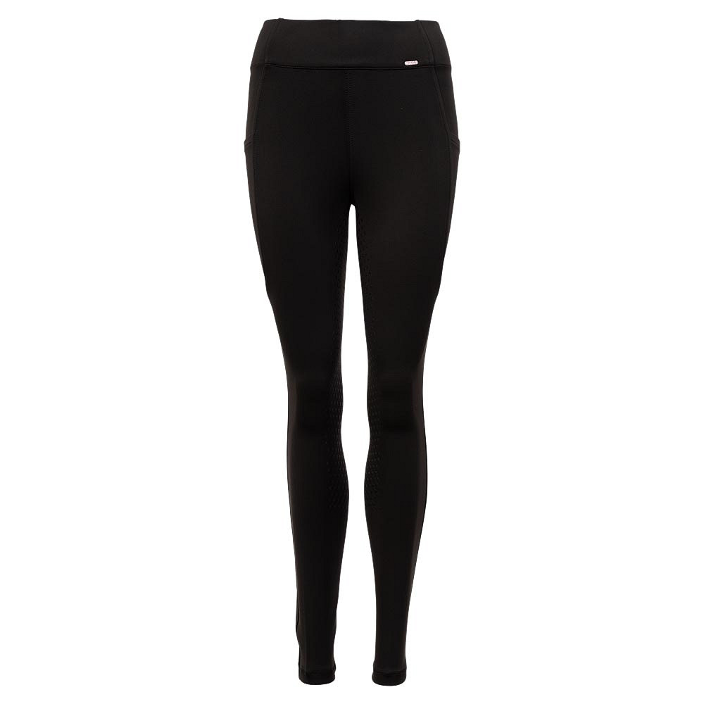 Premiere Reitleggings Bouvardia Vollgrip Silikonbesatz Damen - schwarz, Größe 34