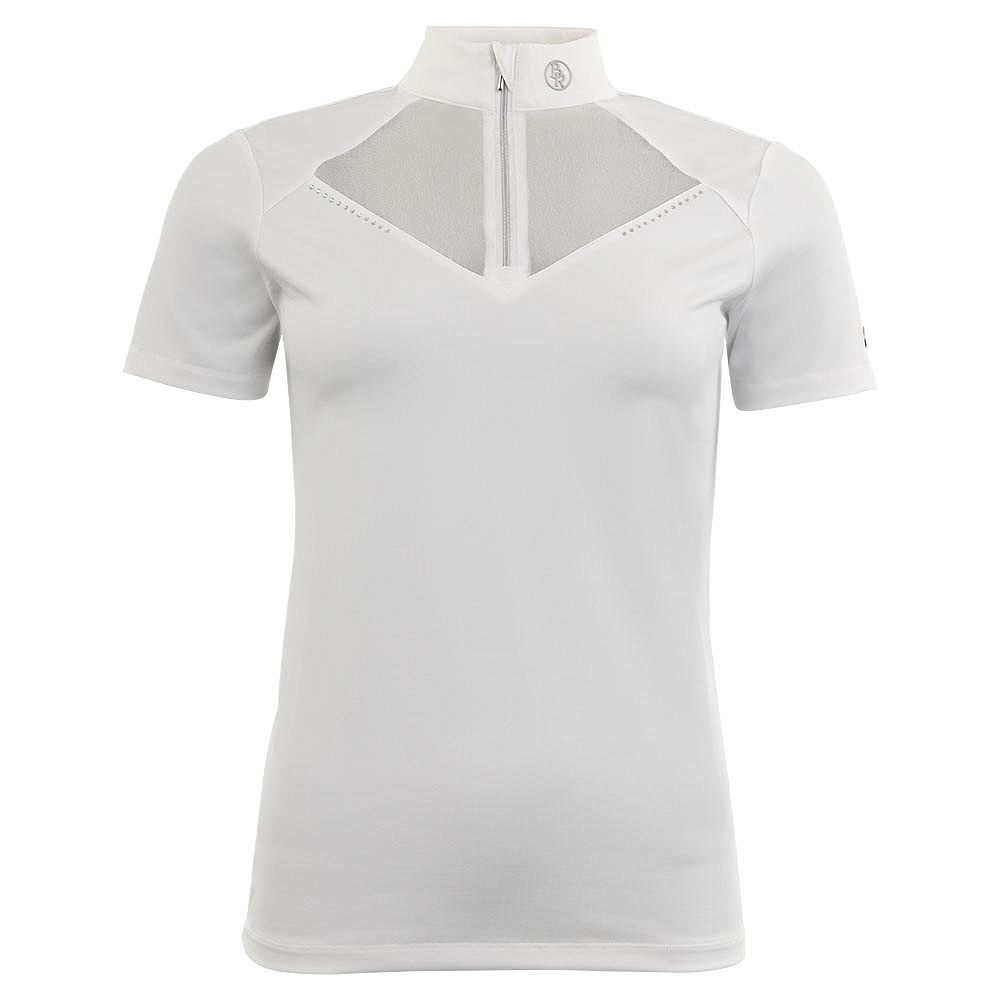 BR Turniershirt Zapopan kurzarm Damen - snow white, Größe XL
