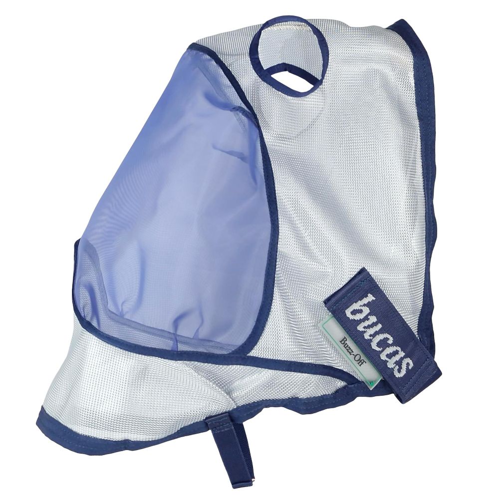 Bucas Buzz-Off Delux Mask Fliegenmaske - blue, Größe XXS