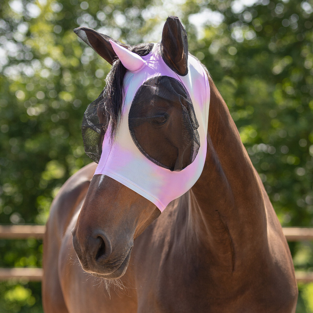 QHP Fliegenschutzmaske Unicorn - multi, Größe Shetty