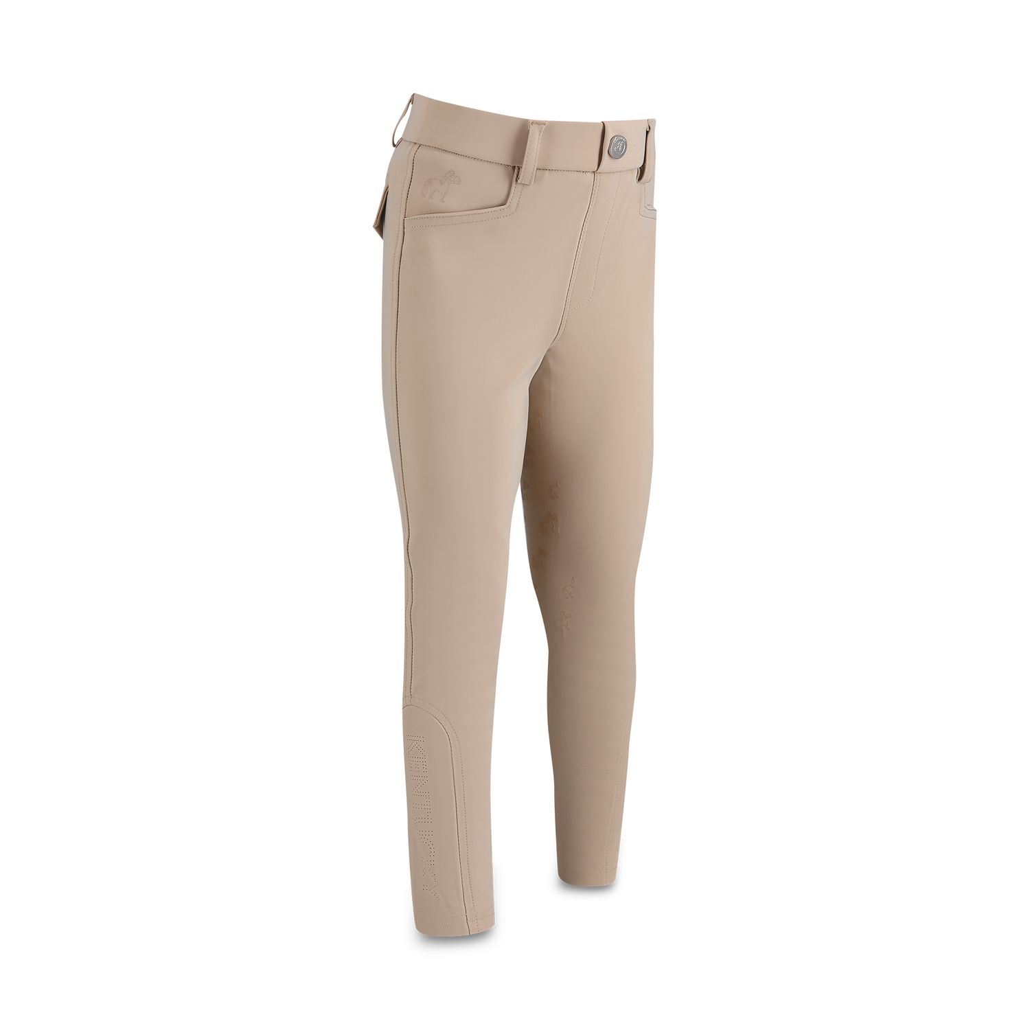 Kentucky Horsewear Sammy Vollgrip Reitleggings Jungen - beige, Größe 110