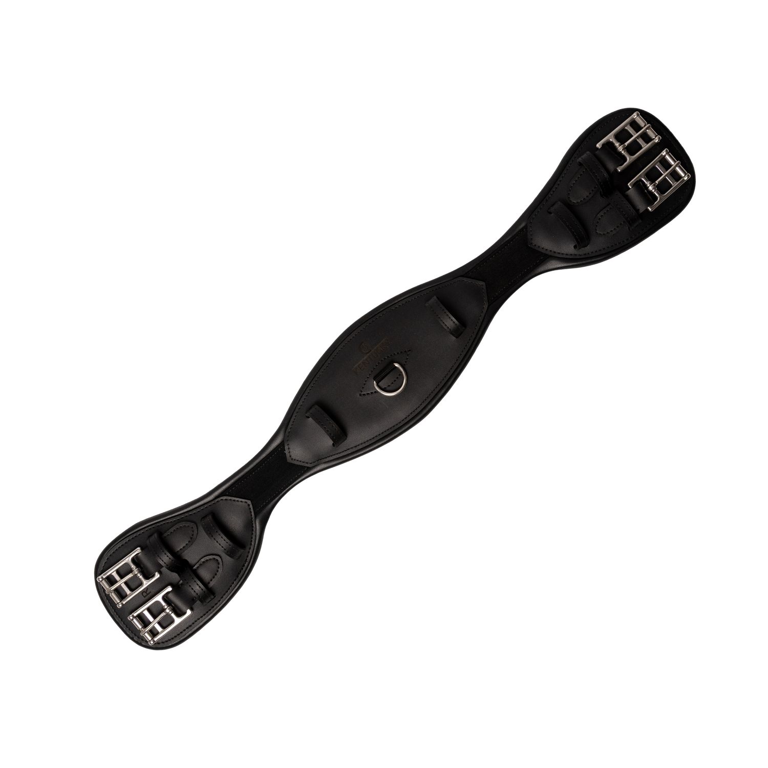 Kentucky Horsewear anatomischer Kurzgurt - schwarz, Größe 55 cm
