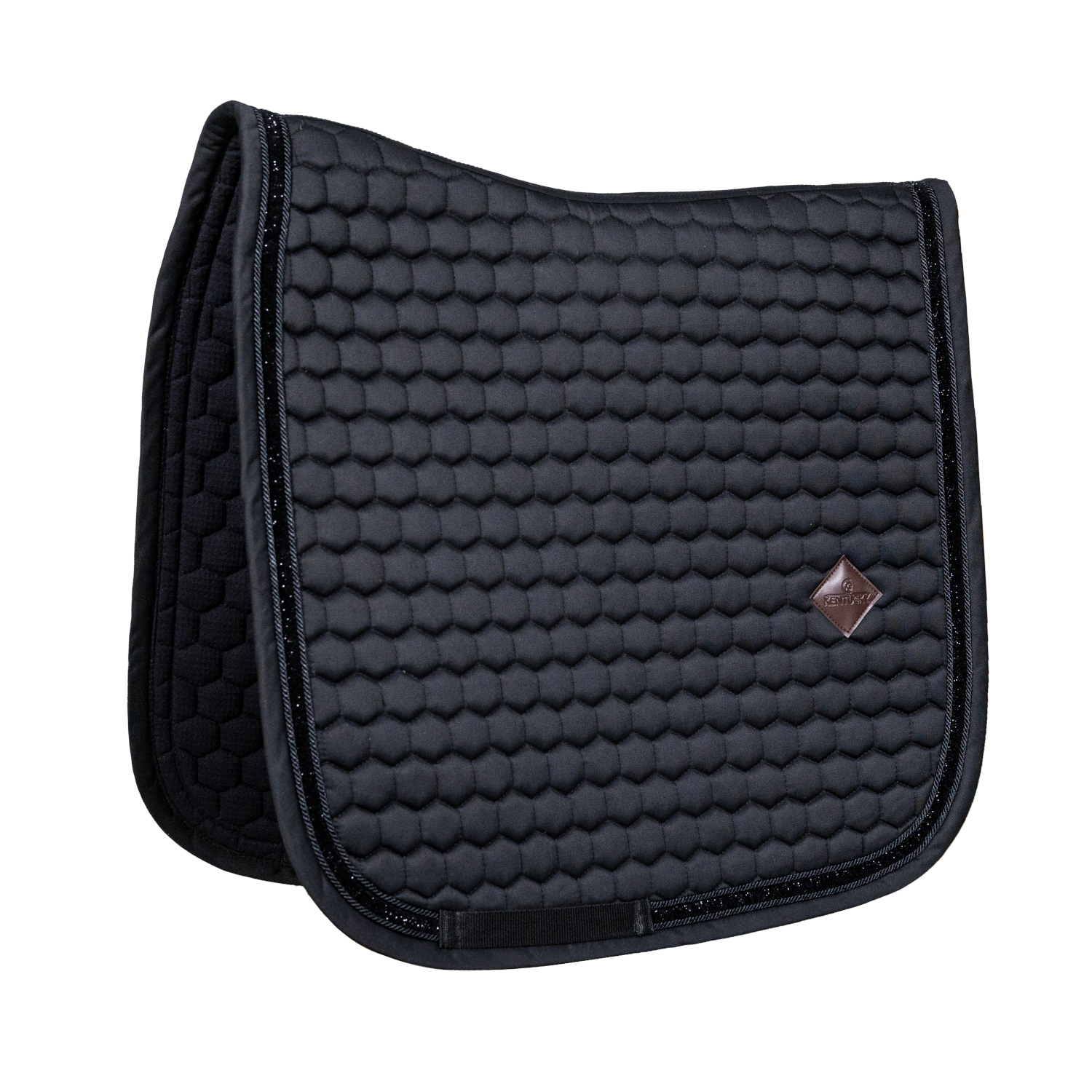 Kentucky Horsewear Glitter Band Schabracke - schwarz, Größe Dressur