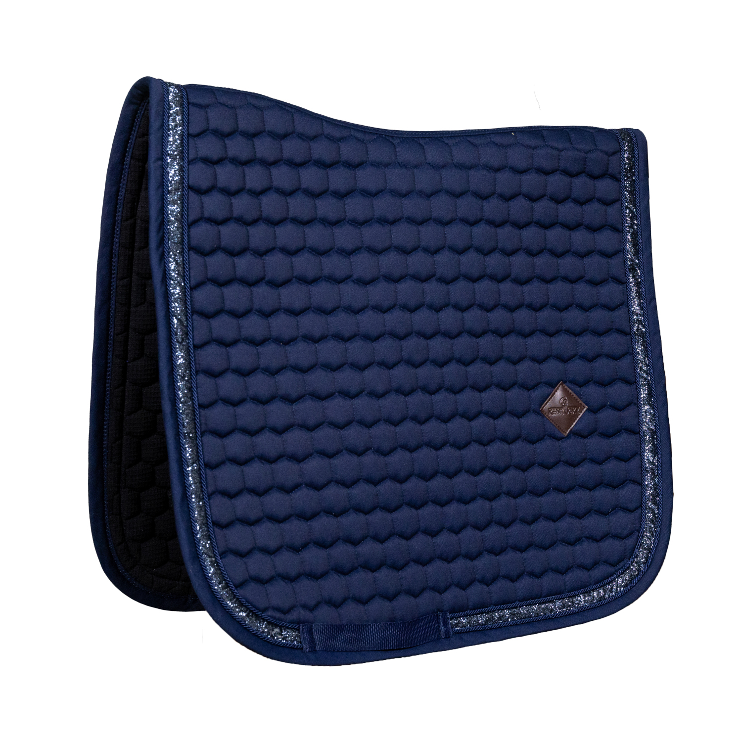 Kentucky Horsewear Glitter Band Schabracke - navy, Größe Dressur