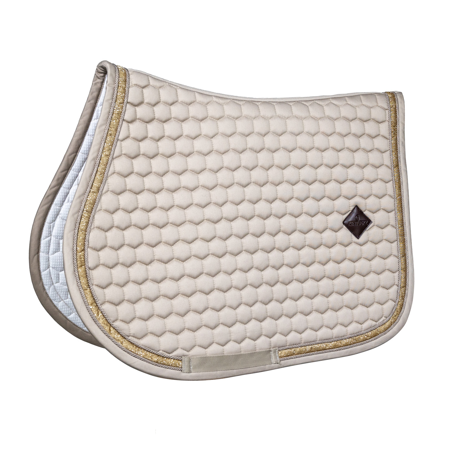 Kentucky Horsewear Glitter Band Schabracke - beige, Größe Springen