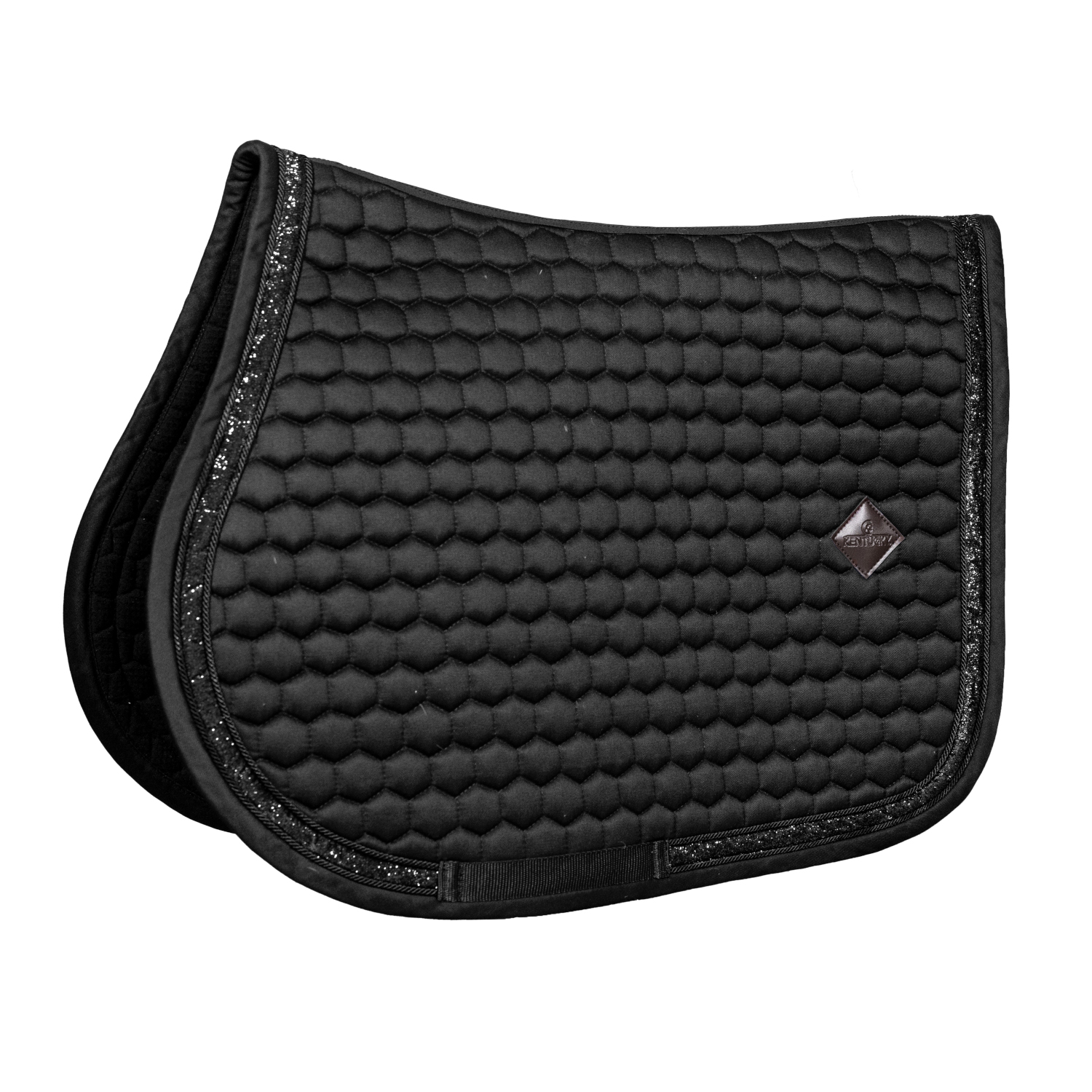 Kentucky Horsewear Glitter Band Schabracke - schwarz, Größe Springen
