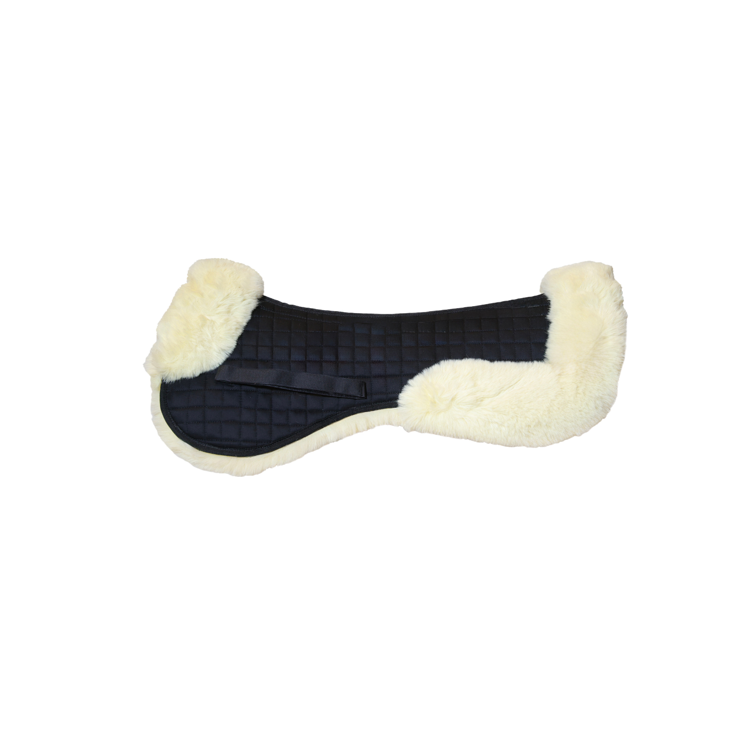 Kentucky Horsewear Lammfell Sattelpad Absorb - schwarz/natur, Größe M