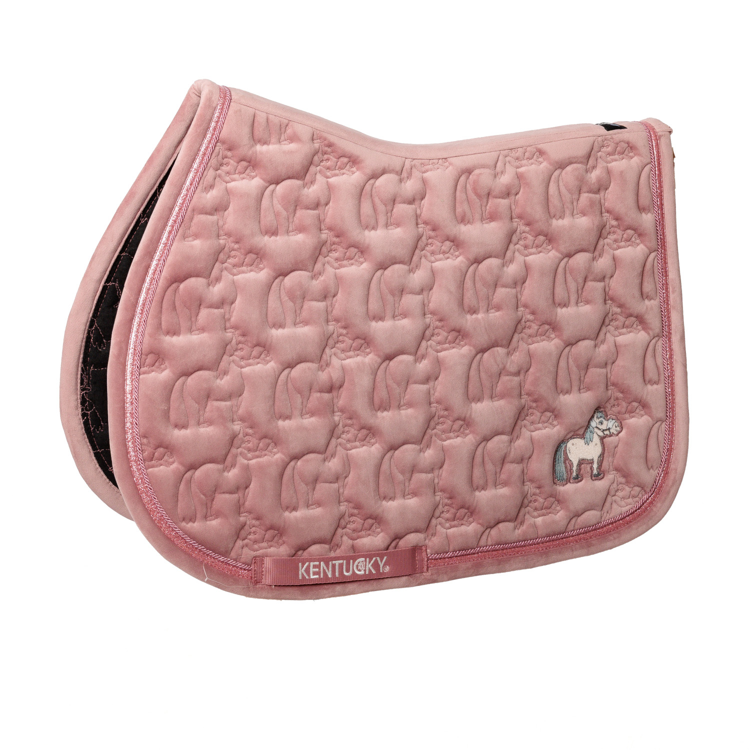Kentucky Horsewear Schabracke Unicorn Head Glitter - zartes rosa, Größe Pony VS