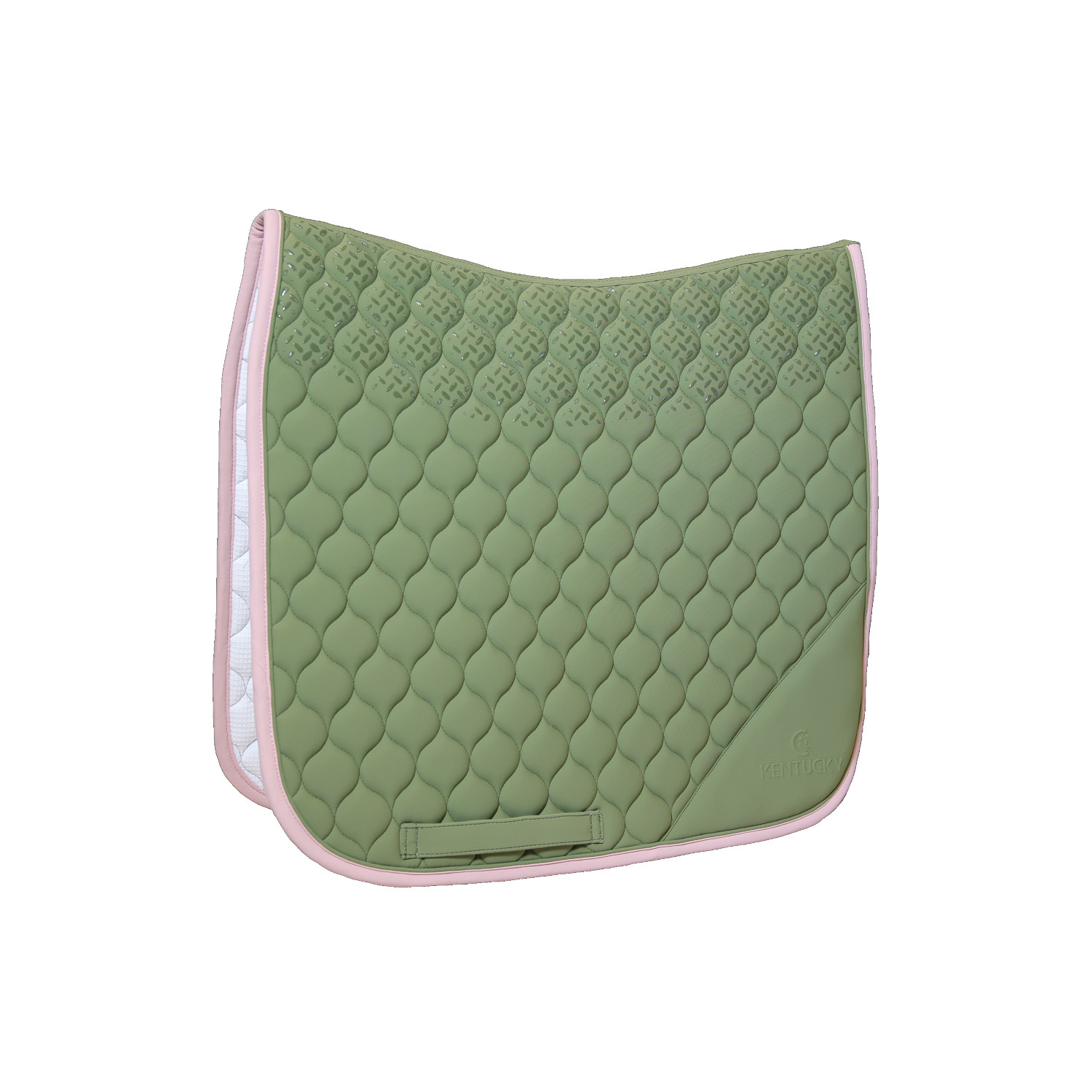 Kentucky Horsewear Schabracke Softshell Onion Quilt - khaki alt rosa, Größe Dressur