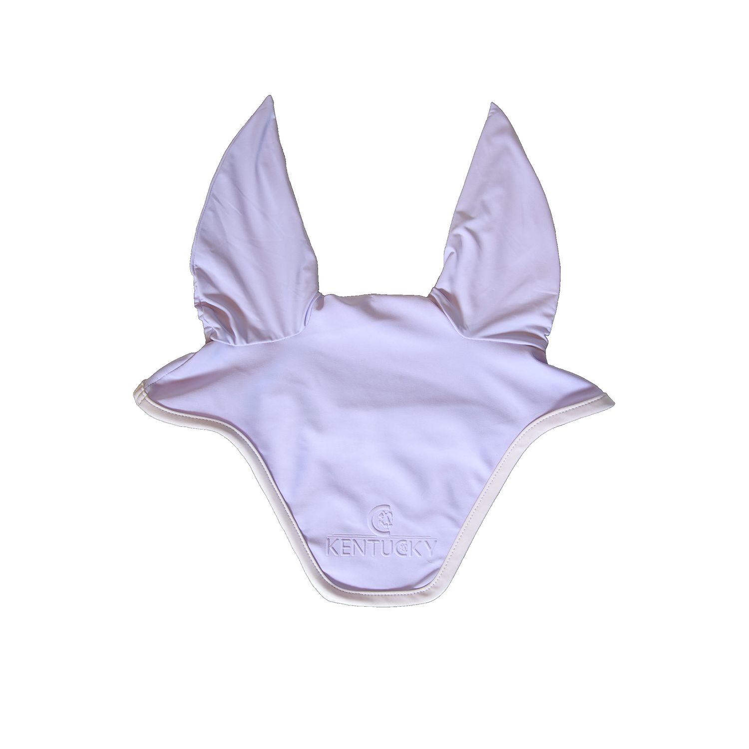 Kentucky Horsewear Fliegenhaube Wellington Softshell - hellviolet hellrosa, Größe Warmblut