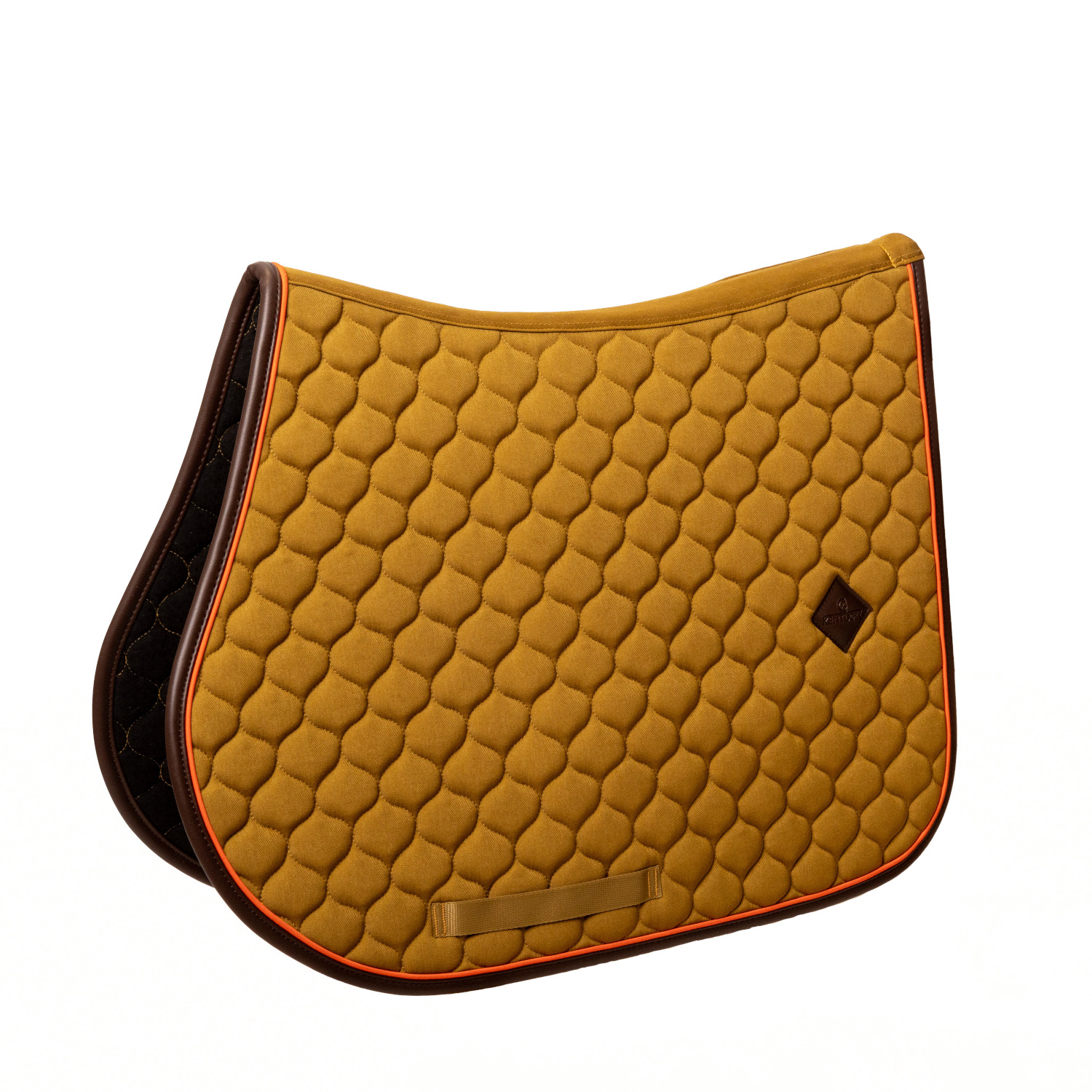 Kentucky Horsewear Onion Quilt Neon Leather Schabracke - khaki, Größe Springen