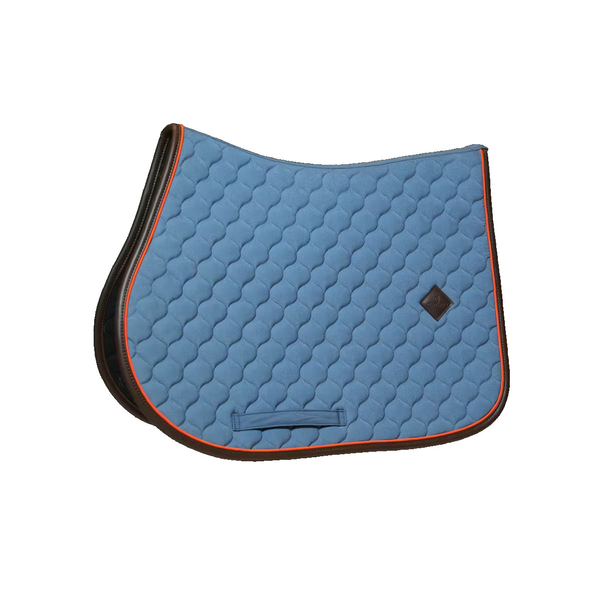 Kentucky Horsewear Onion Quilt Neon Leather Schabracke - blau, Größe Springen