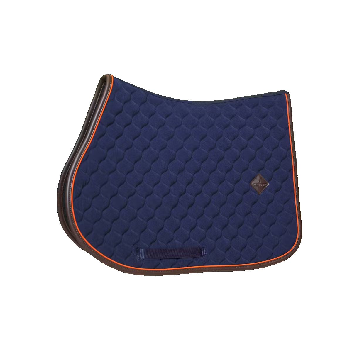 Kentucky Horsewear Onion Quilt Neon Leather Schabracke - navy, Größe Springen