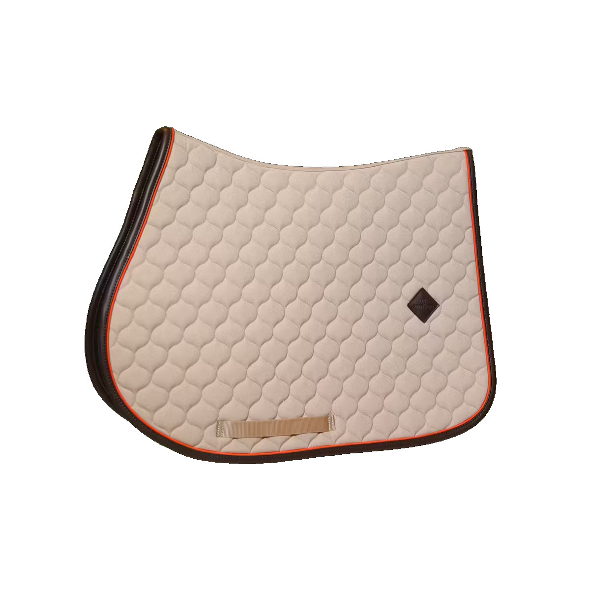 Kentucky Horsewear Onion Quilt Neon Leather Schabracke - beige, Größe Springen