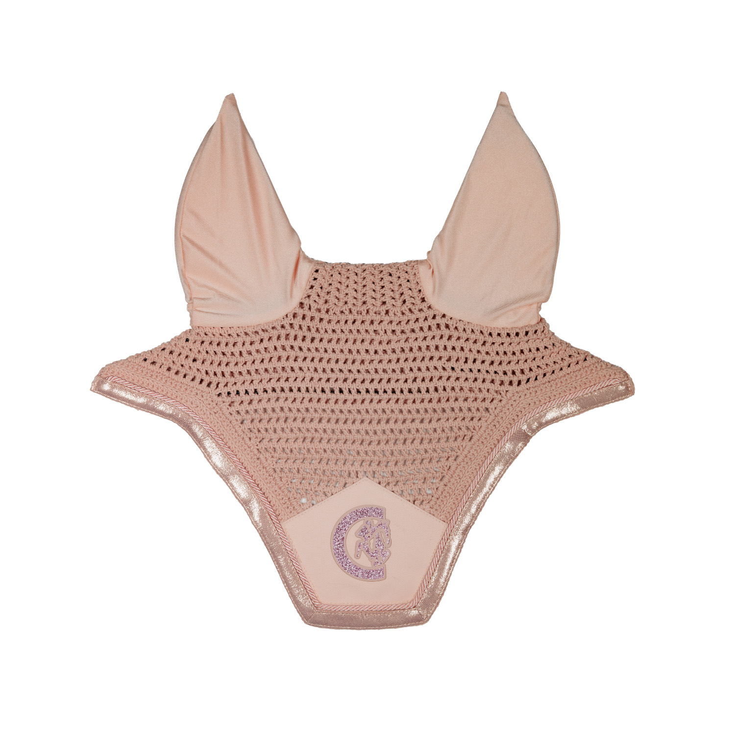 Kentucky Horsewear Fliegenohren wellington sparkling - alt rosa, Größe Warmblut