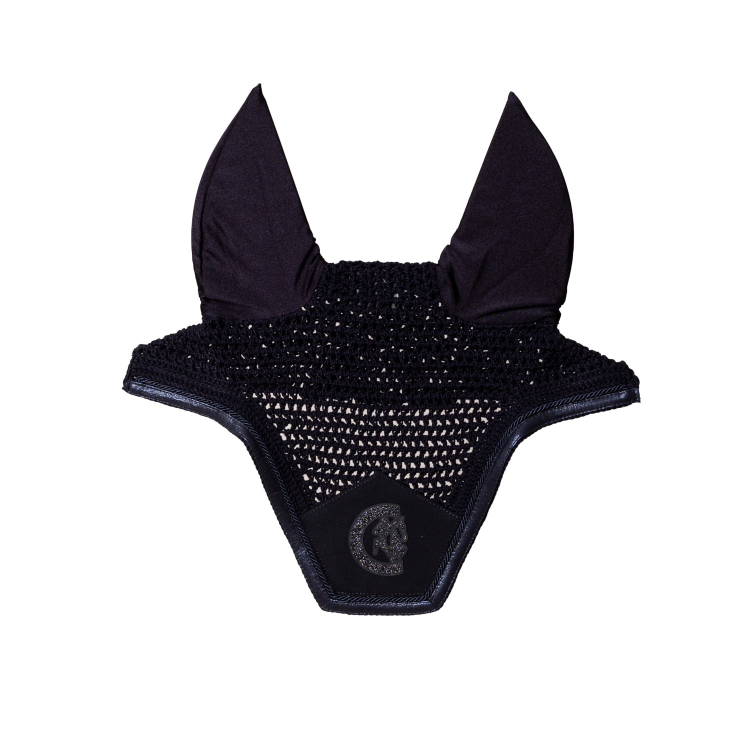 Kentucky Horsewear Fliegenohren wellington sparkling - navy, Größe Warmblut