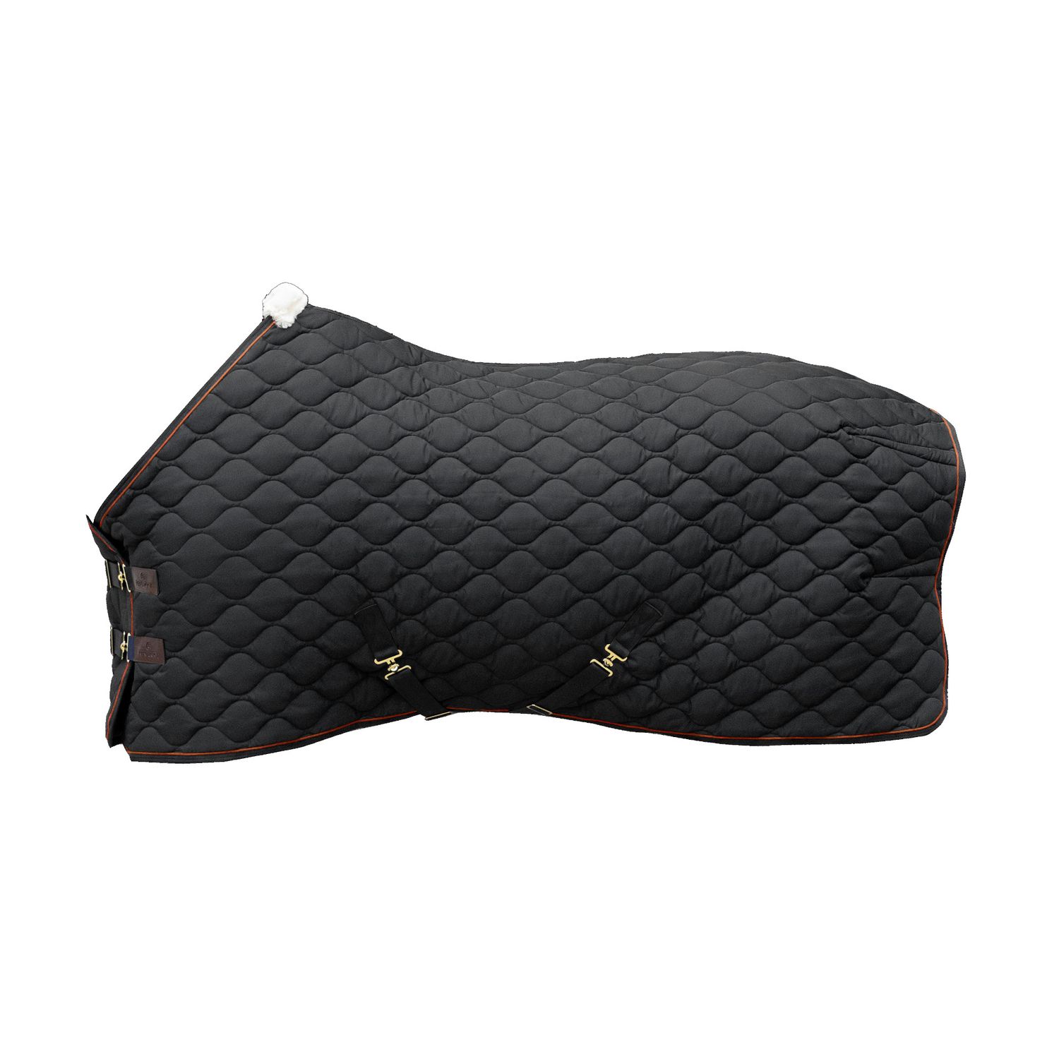 Kentucky Horsewear Stalldecke Wave 160g - schwarz, Größe 140 cm / 6'3