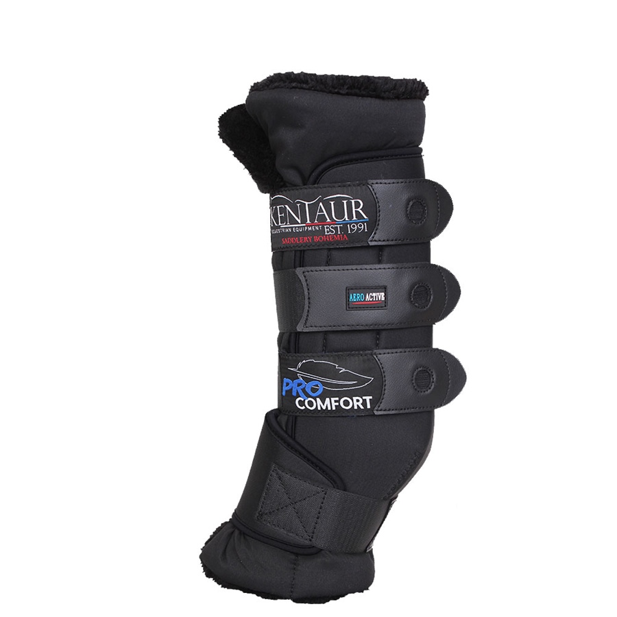Kentaur Pro Comfort Stallgamasche Front - schwarz, Größe WB