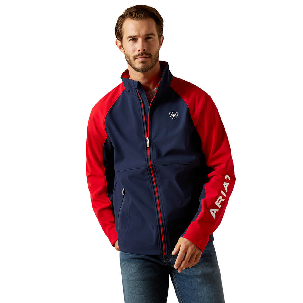 Ariat Team EQ Jacket Herren - navy/red, Größe S