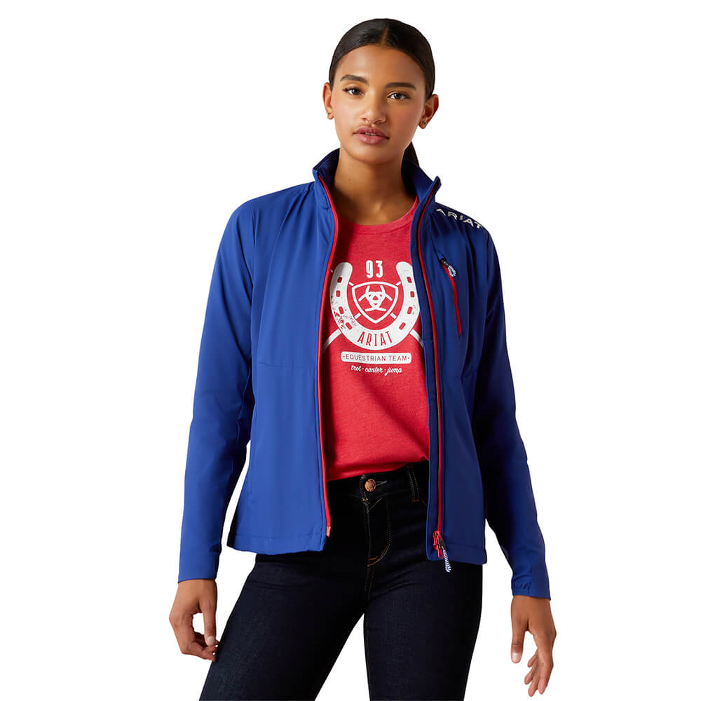 Ariat Rion Team StretchShell Insulated Jacket Damen - sodalite blue, Größe L