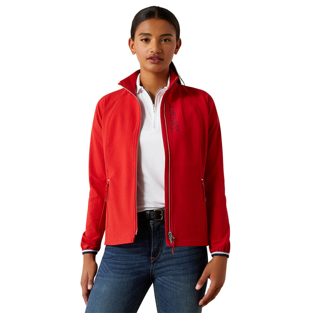 Ariat Versa Team Jacket Damen - weg red, Größe XS