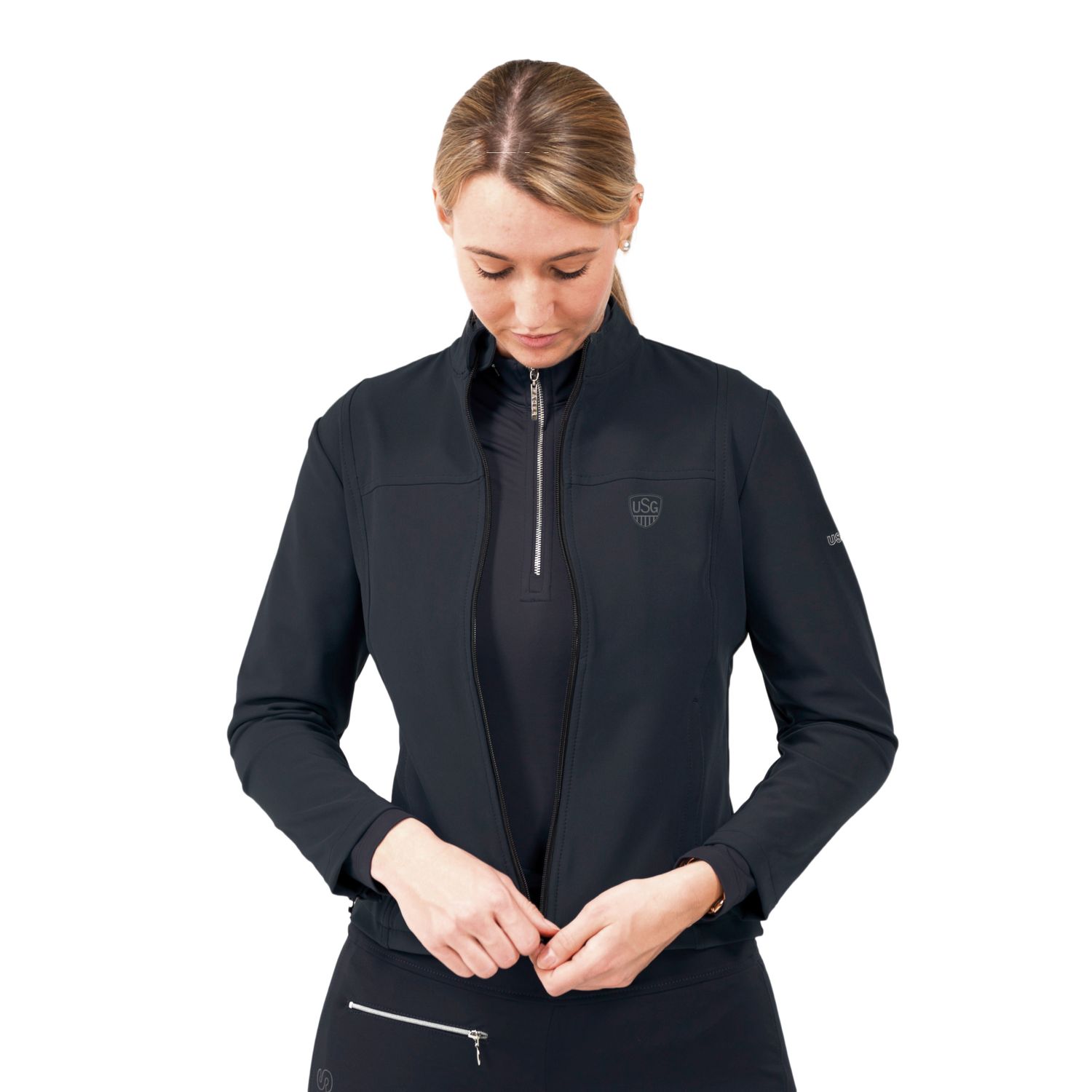 USG Club Jacke "Dynamic" - schwarz, Größe M