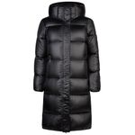 Pikeur Damen Wintermantel QUILTED COAT - Langer Steppmantel In Slate Brown