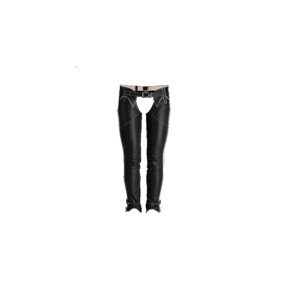 Parlanti Passion Long Chaps - schwarz, Größe M
