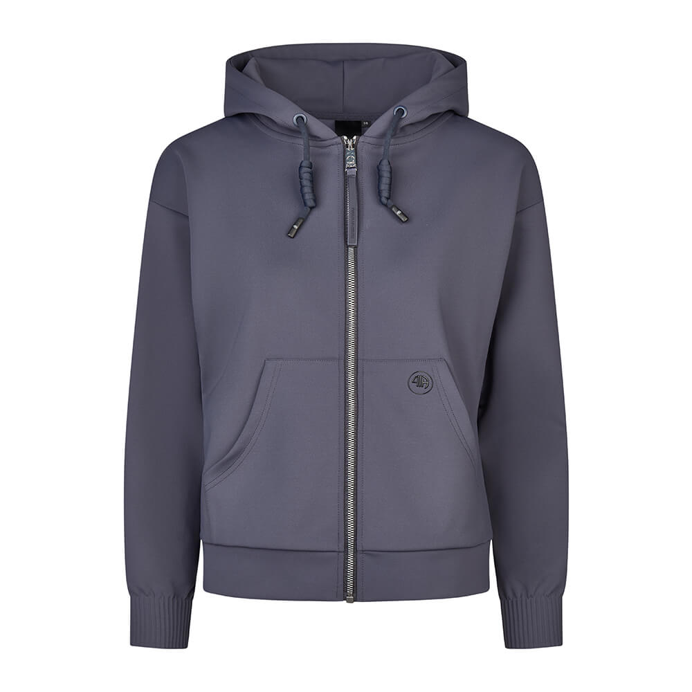Pikeur HW25 Athleisure Pulloverjacke Damen - graphite blue, Größe 44
